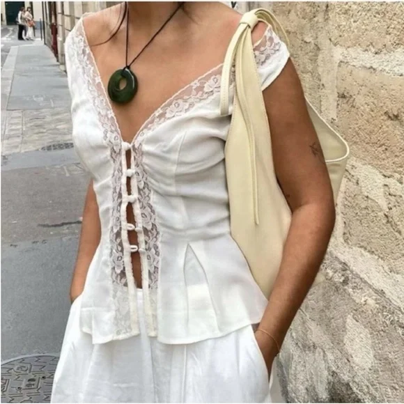 NWT • Cristina top in Gossamer - Picture 2 of 8